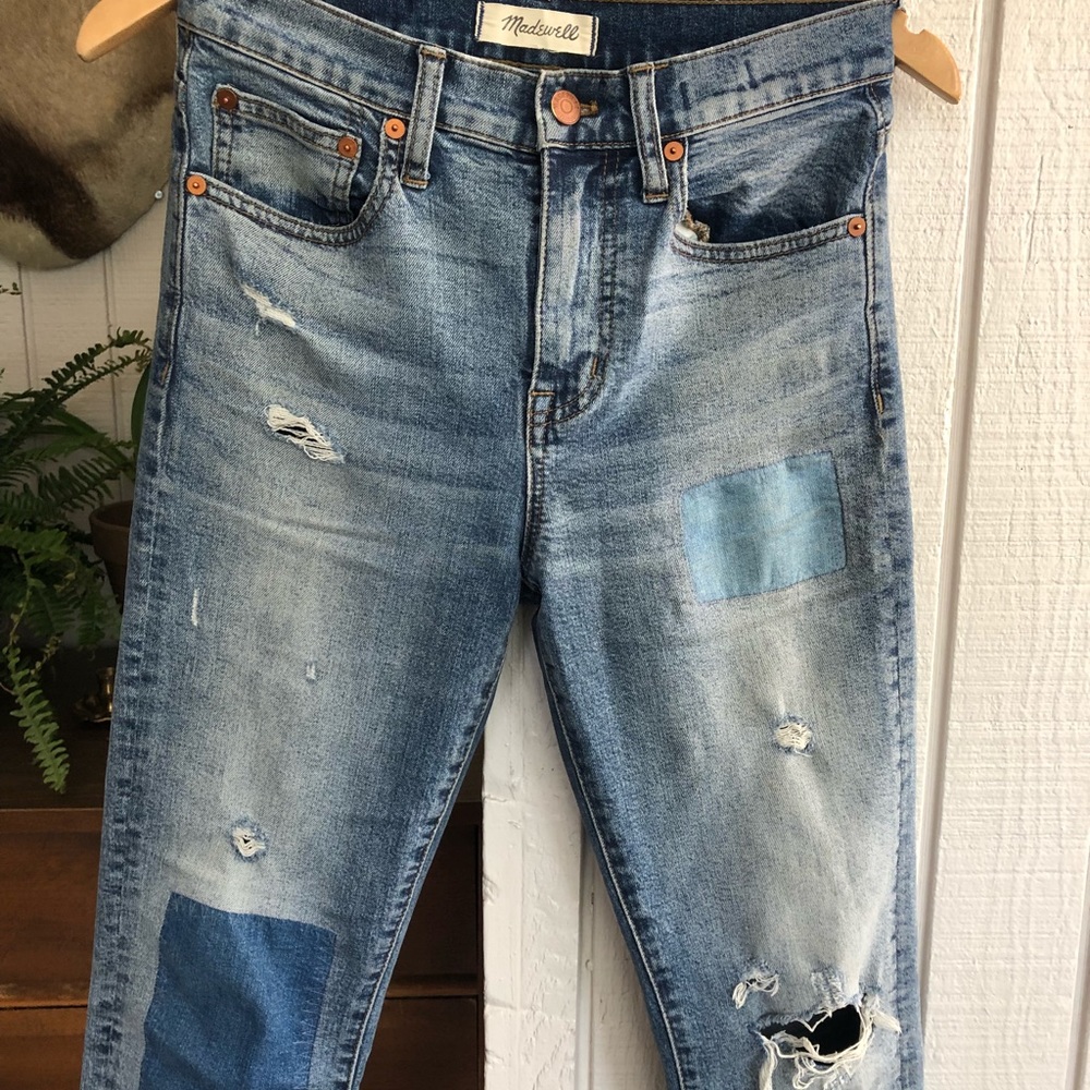 Madewell Cruiser Straight Patch Work Addition